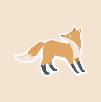 samolepka Samolepka liška