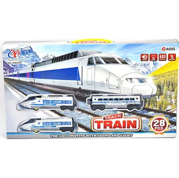 Vlaková dráha stříbrná 111cm