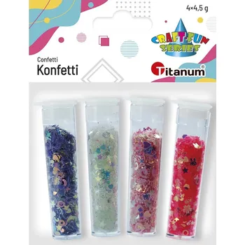 Konfeta Konfety, "Confetti set", různé vzory, 4x4.5g, 1bal