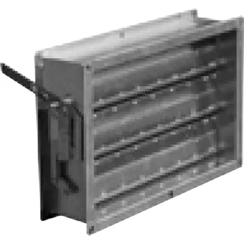 RK 315 RP regulační a uzavírací ruční klapka pro průmyslový větrací systém Alteko TERNO-S