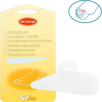 Vložka do bot Podpora prstů Dr. Grepl Gel-line 1 ks - průhledná, levá 25-40