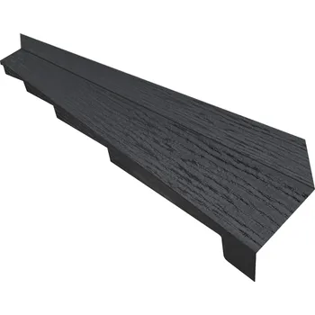 Střešní krytina BLACHOTRAPEZ Lemování ke zdi horní pravá Maryna JÁNOŠÍK - plechová krytina BlachoTRAPÉZ PLADUR černá