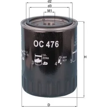 Olejový filtr Olejový filtr, , 2631027200, 2631027200AR, KNECHT, OC 476