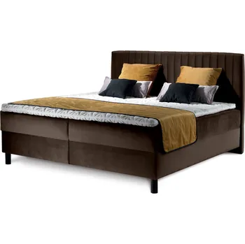 Postel Postel New Design Reto Boxspring 160x200cm hnědá