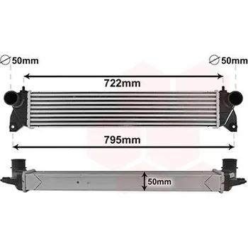 Chladič motoru Chladič turba VAN WEZEL 52004701