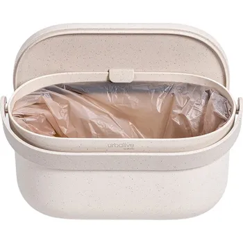 Sud Nádoba na bioodpad UrbAlive s rámem a sáčky - slonová kost s káv. sedlinou