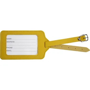 Příslušenství k zavazadlu KUFRYPLUS Jmenovka na kufr LTK224 yellow