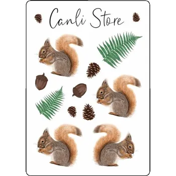 samolepka Samolepky Canli - Veverka (A6)