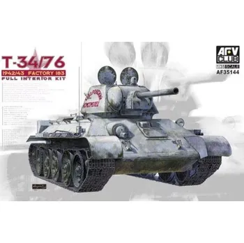 Plastikový model AFV Club 1/35 T-34/76 1942/43 Factory 183 Full Interior Kit