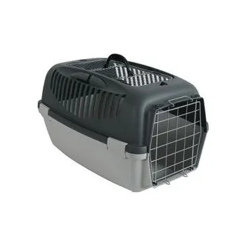 přepravka pro zvíře Přepravka GULLIVER 3 s kovovými dvířky šedá Zolux