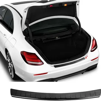 Lišta karosérie Nerez černý kryt horní hrany zadního nárazníku Mercedes E-Klasse W213 sedan 2016-23