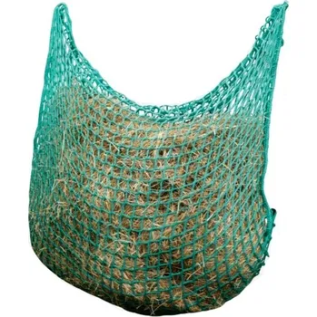 Síť na seno Síť na seno pro koně kapsa 1000 x 900 mm zelená oka 45 x 45 mm tloušťka 6 mm