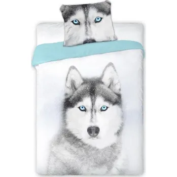 Povlečení Dětské povlečení HUSKY 140x200 cm a 70x90 cm