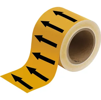 Lepicí páska ARROW TAPE: BLACK/OCHRE 100MMX33M