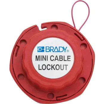 Zámek na kolo MINI CABLE LOCKOUT WITH STEEL CABLE 2.4M