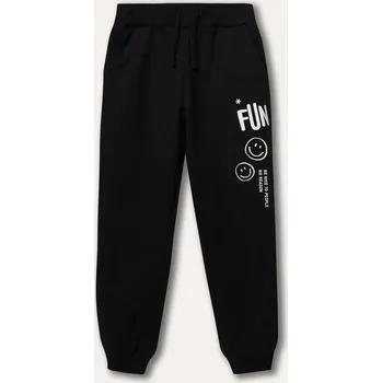 Dívčí tepláky Fun - černá 152