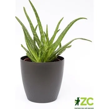 Květináč Obal Perla - antracit 18 cm