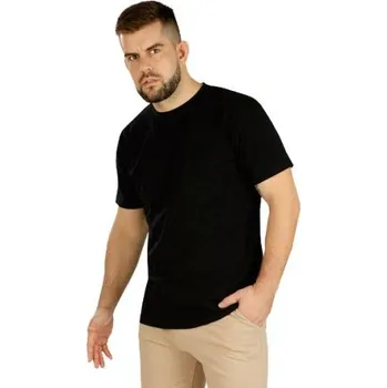 Pánské tričko Pánské triko s krátkým rukávem Litex 9D073 černá XL