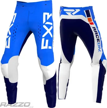 Moto kalhoty MX kalhoty FXR Clutch Pro MX Pant Cobalt Blue White Navy 2022 38