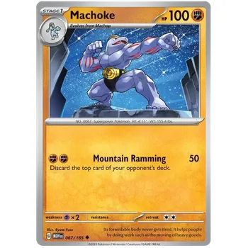 Sběratelská karetní hra Pokémon TCG Machoke 067/165