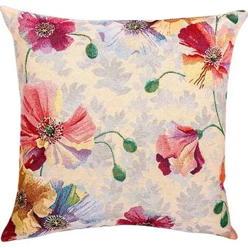 Polštář Dekorační polštář barevné velké květy, 45x45 cm