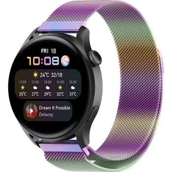 Ostatní příslušenství k chytrým hodinkám VSECHNONAMOBIL 64982 MILANESE Kovový řemínek pro Huawei Watch GT 3 Pro 46mm COLORFUL