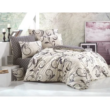 Bytový textil TipTrade Bavlněné povlečení Otis Smetanové 220x200 + 2x 70x90 cm