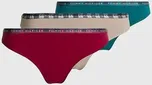 Dámské tanga Tommy Hilfiger UW0UW03921 3KUSY červená XL