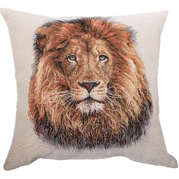 Dekorativní polštářek Dekorační polštář lev, 45x45 cm
