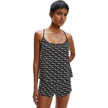 Dámský šortkový set Calvin Klein QS6720E I HEART YOU černá S