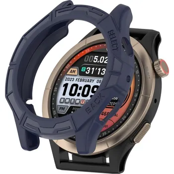 VSECHNONAMOBIL 65269 TPU HALF COVER Obal pre Amazfit Cheetah Round / Cheetah Pro modrý