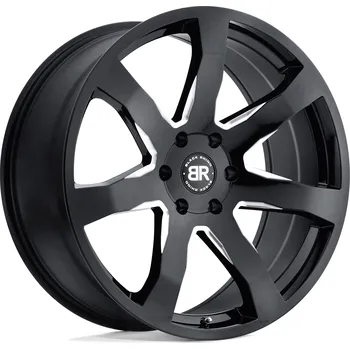 Alu kolo Black Rhino mozambique disk 18x8.5 6x139.7 112.1 et20, gloss black