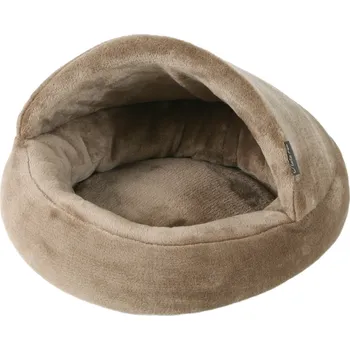 Pelíšek pro psa O´LALA PETS Pelíšek se stříškou pro malé psy a kočky Afrodithe 55cm hnědá