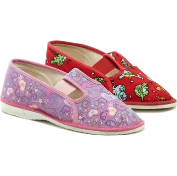 Dívčí bačkory ARNO 555-1 barevné dívčí papučky EUR 26