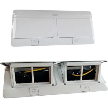 vypínač Legrand 654004 POPUP 8MOD+KIT Kompletní instalační sada výklopného zásuvkového rámečku do nábytku (Legrand 654004 POPUP)