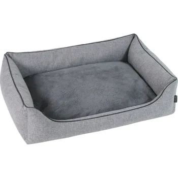 Pelíšek pro psa O´LALA PETS Pelech Super LUXURY 80x55cm světle šedý
