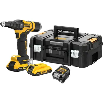 Nýtovací pistole DeWALT DCF403D2T Aku nýtovačka pro nýty do 4,8 mm 18V