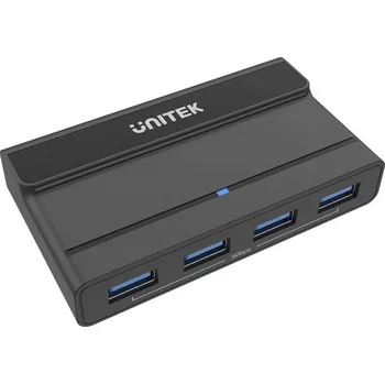KVM přepínač Unitek přepínač KVM 4x USB-A 5Gbps aktivní
