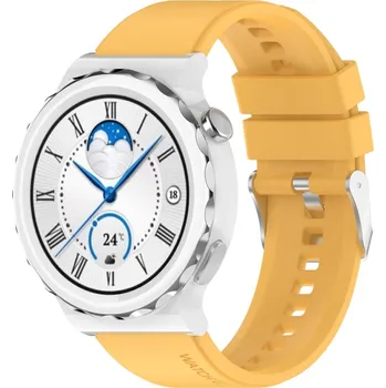 VSECHNONAMOBIL 65057 RUBBER Řemínek Huawei Watch GT 3 Pro 43mm žlutý