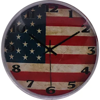 Dekorativní magnet ALTRO Magnetka na lednici hodiny USA GT88014 Skladem v ČR