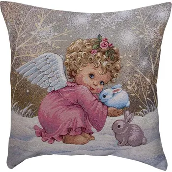 Dekorativní polštářek Dekorační polštář andílek, 45x45 cm