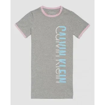 Dámská noční košile Dívčí šaty Calvin Klein G800197 šedá L