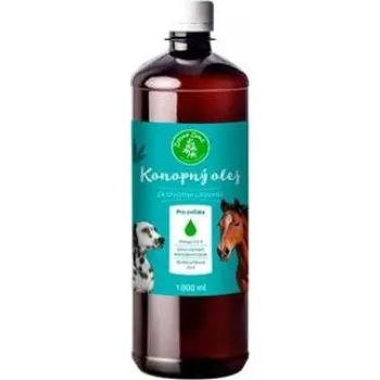 Zelená Země, s.r.o. Konopný olej pro psy a koně 1000ml