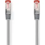 Nedis síťový kabel S/FTP CAT6, zástrčka RJ45 - zástrčka RJ45, 30 m, LSZH, šedá (CCGL85221GY300)
