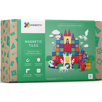 ostatní stavebnice Connetix Magnetic Creative 100 dílků