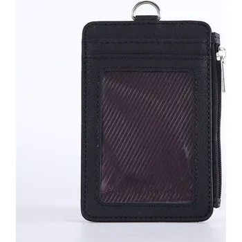Peněženka Mini peněženka na karty se zipem - Černá