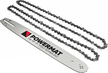 Powermat PM-PR-16C2 lišta na motorovou pilu a 2 řetězy 40 cm 