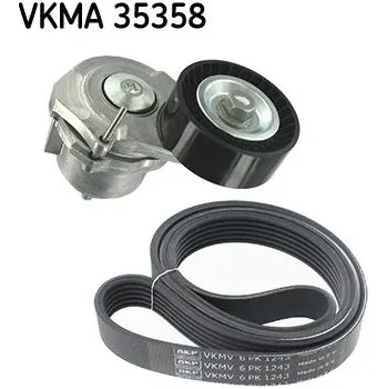 Sada žebrovaných klínových řemenů SKF VKMA 35358