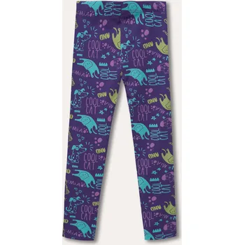 Dívčí tričko Dívčí leggíny Cool Cat - fialová 98