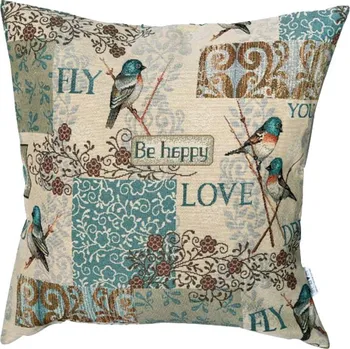 Dekorativní polštářek Dekorační polštář LOVE YOU, 45x45 cm